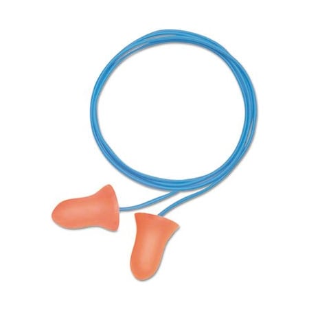 Honeywell Environmental MAXIMUM Disposable Polyurethane Foam Ear Plugs, Bell Shape, 33 dB, Coral MAX30